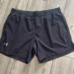 Women’s Under Armor, XXL heat gear shorts.  Not worn much smoke free home.